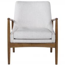  23519 - Bev White Accent Chair